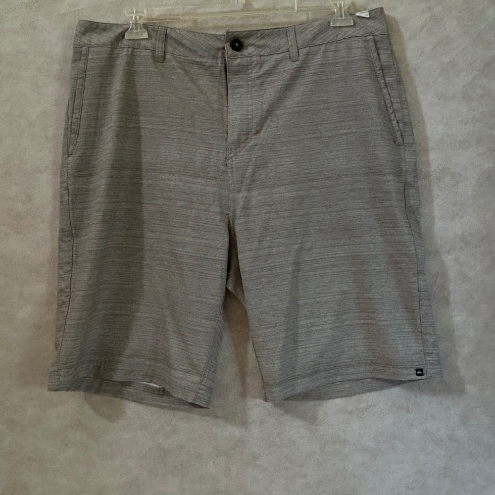 Quiksilver Union Amphibian Hybrid Shorts Grey Heather 38 Mens AQYWS03171